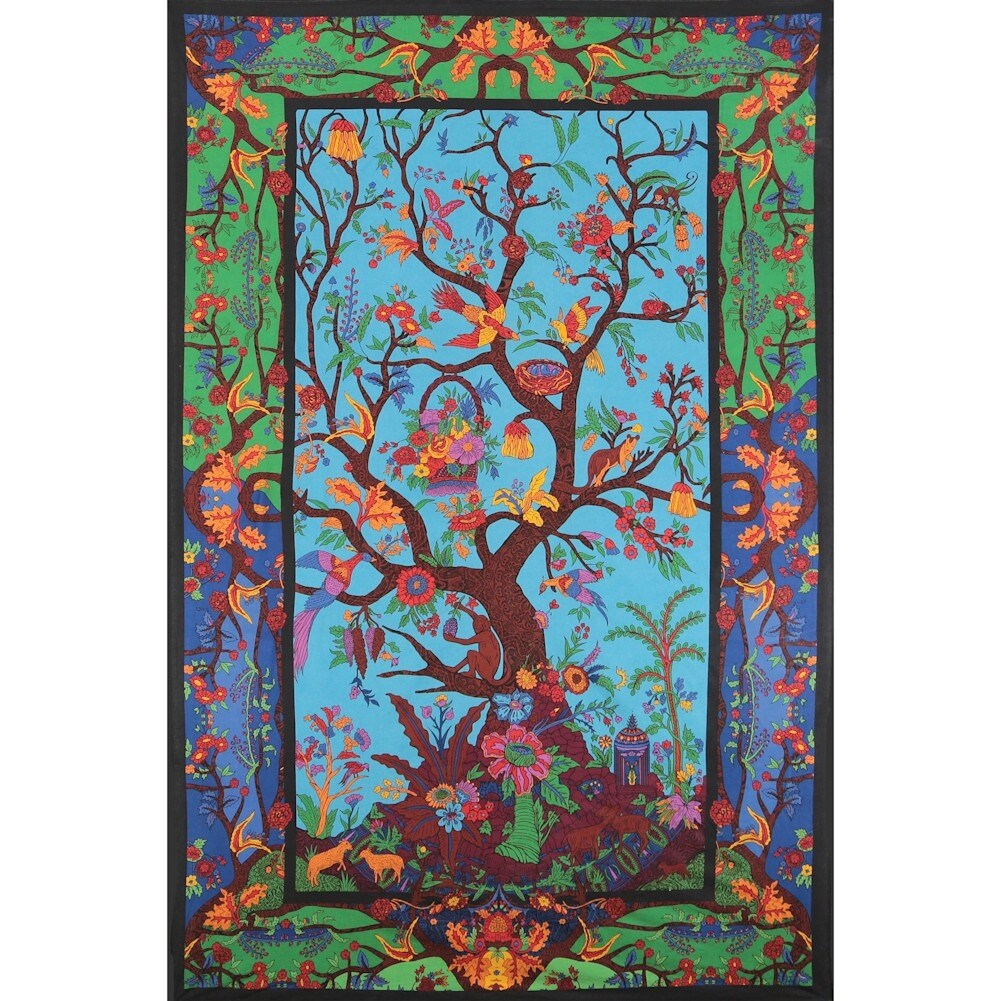 Shop 3d Tapestry Wall Art With 3d Glasses Tree Of Life 60 X