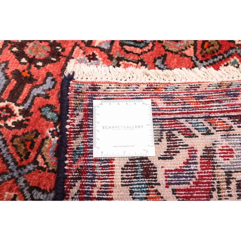 ECARPETGALLERY Hand-knotted Andelz Red Wool Rug - 3'7 x 10'4