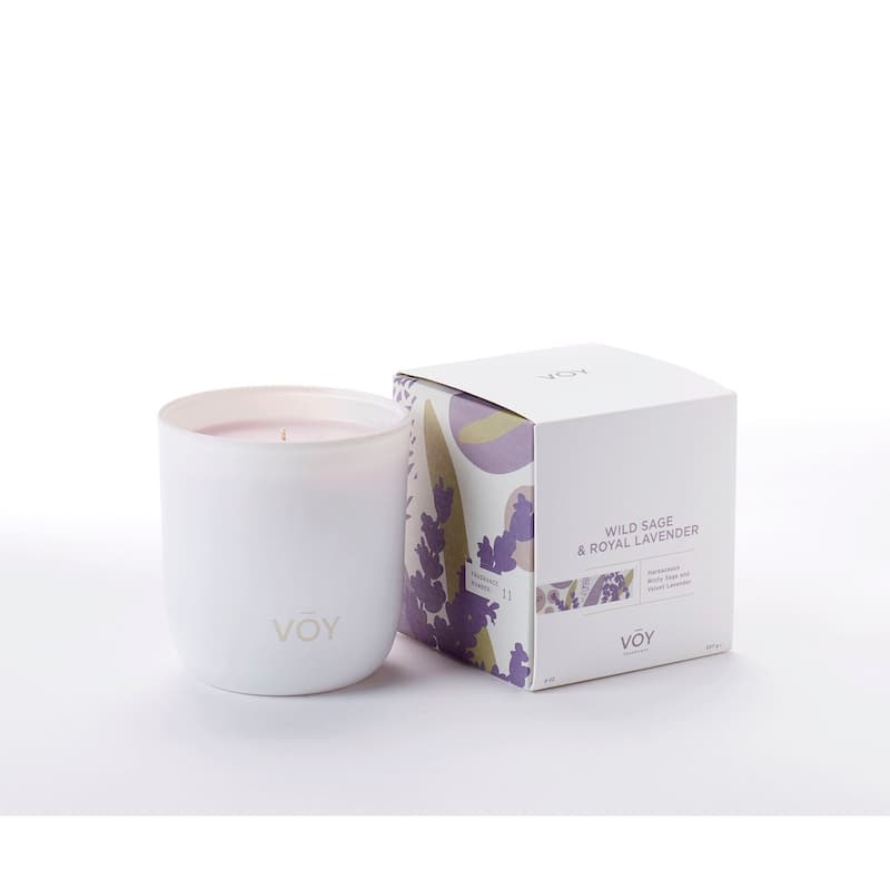 Wild Sage & Royal Lavender Scented Candle