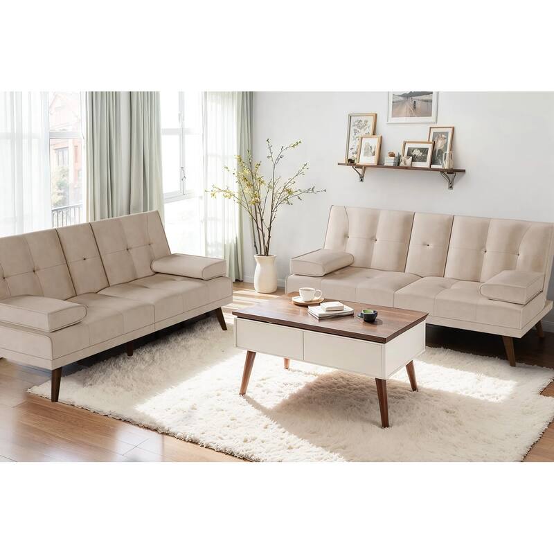 Futzca Futon Couch Sofa Bed, Small Sleeper Sofa Chair Loveseat