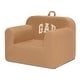 preview thumbnail 4 of 8, Ribbed Velour Chair - Greenguard Gold Certified Brown