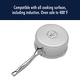preview thumbnail 8 of 6, Henckels Clad H3 2-qt Stainless Steel Saucepan with Lid
