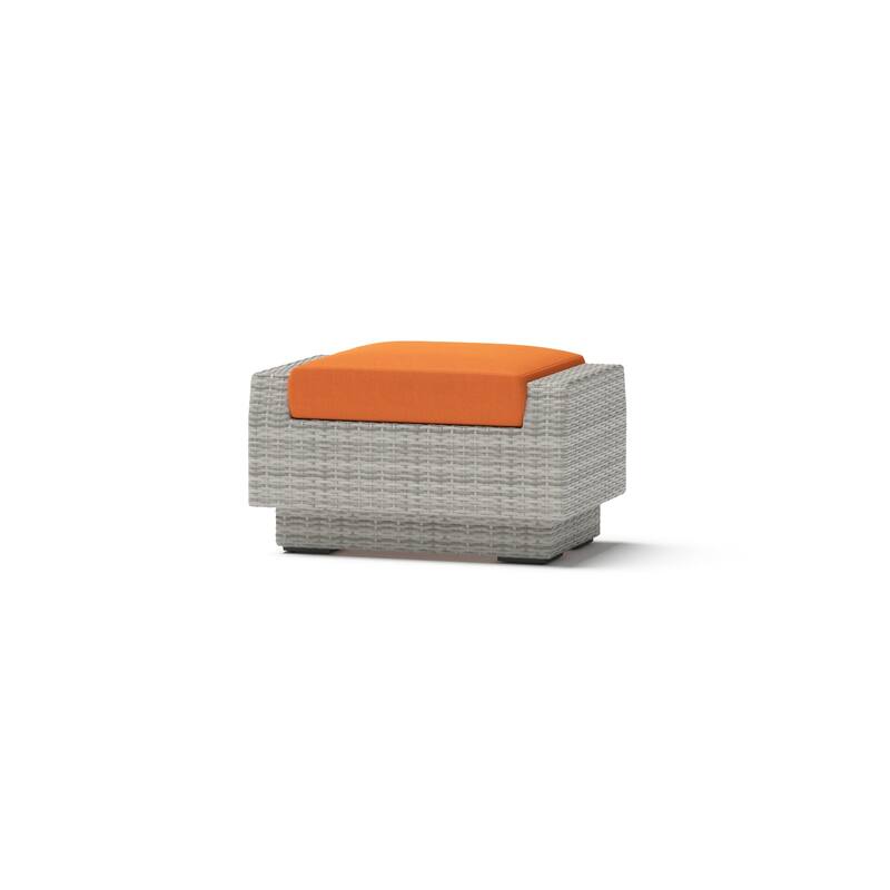 Cannes Deluxe 8 Piece Sunbrella Outdoor Patio Sofa & Club Chair Set