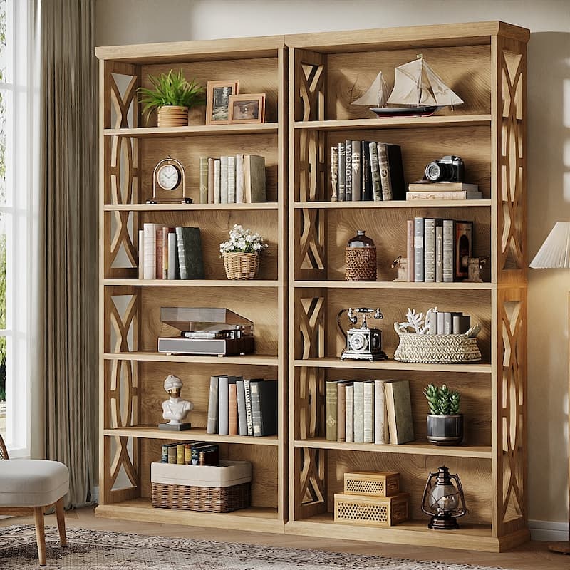 6-Tier Bookshelf, Freestanding Bookcase
