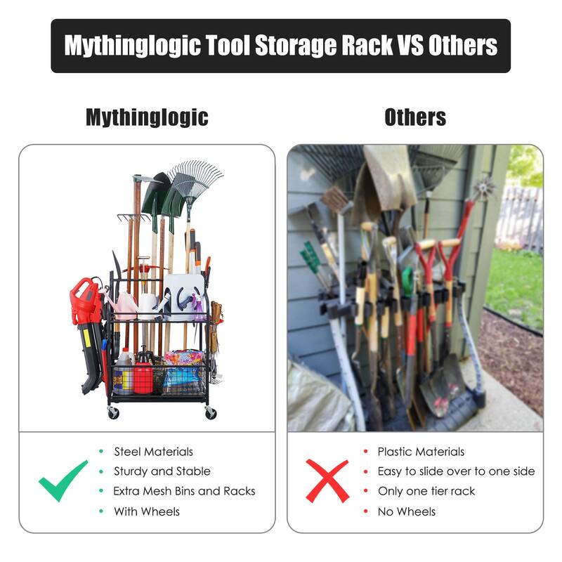 Garden Steel Tools storage Organizer Garden Tool Holders