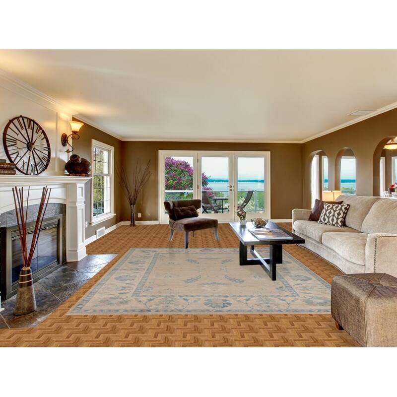 Mute Color Oushak Oriental Area Rug Handmade Wool Carpet - 8'3" x 10'0"