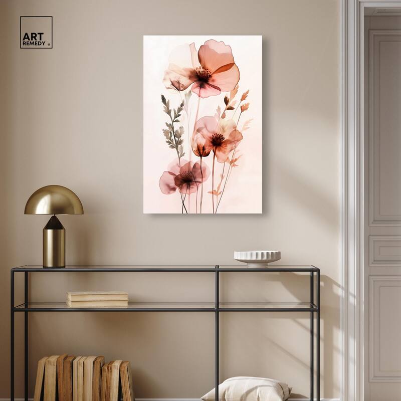Petal Dye II Canvas by Art Remedy, Gallery Wrapped