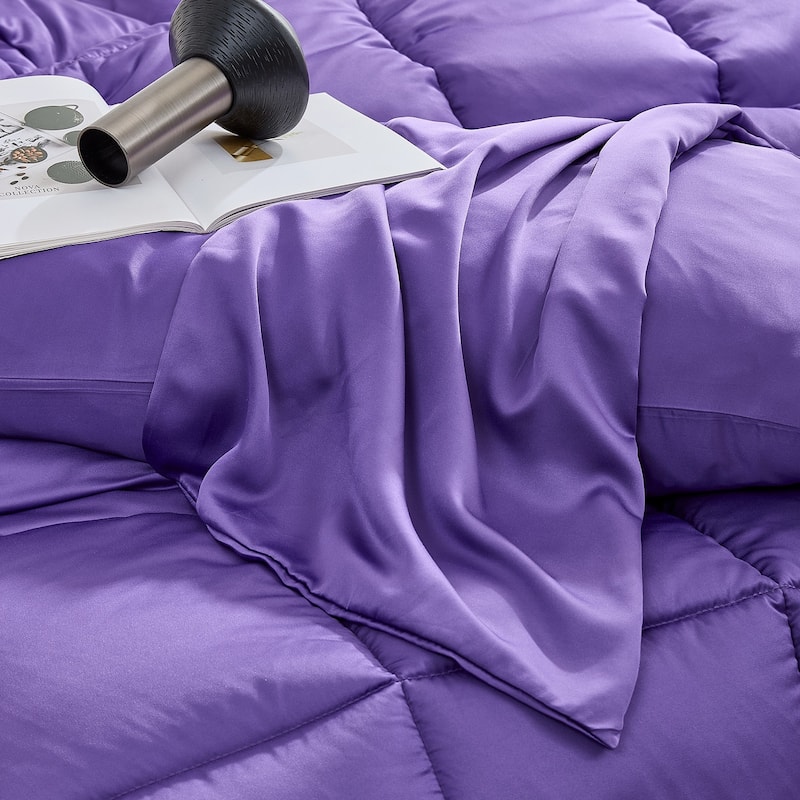Snorze® Cloud Comforter - Coma Inducer® Ultra Cozy - Oversized Comforter in Passion Flower