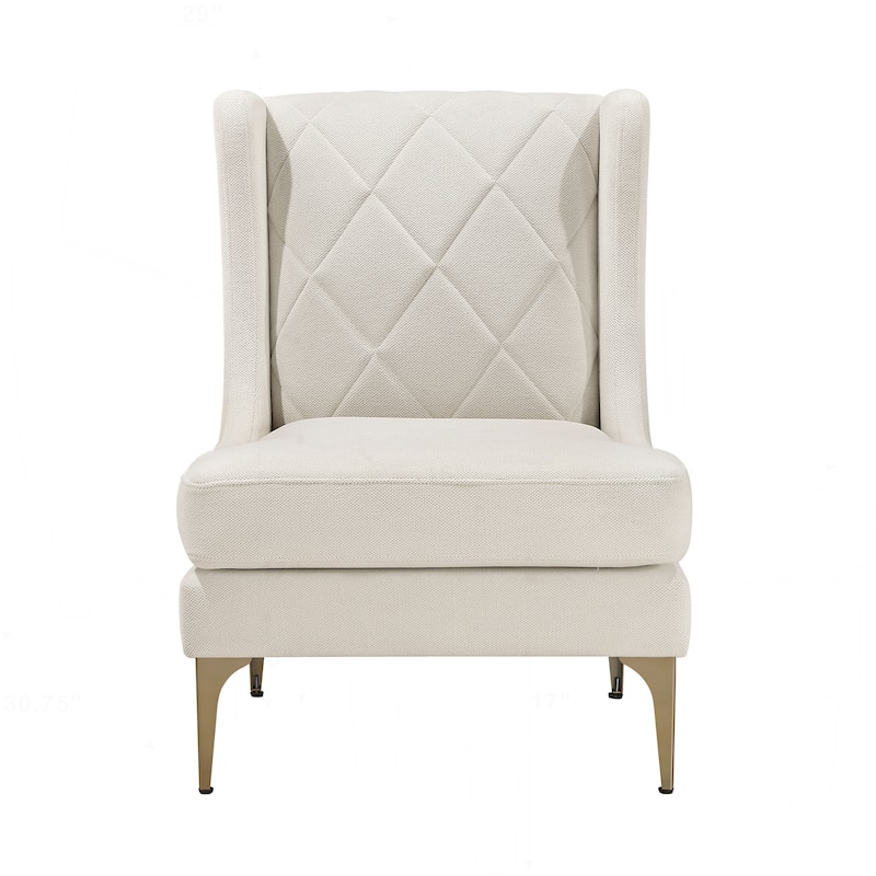 Luxurious Wingback Accent Chair with Exceptional Comfort and Stylish Design