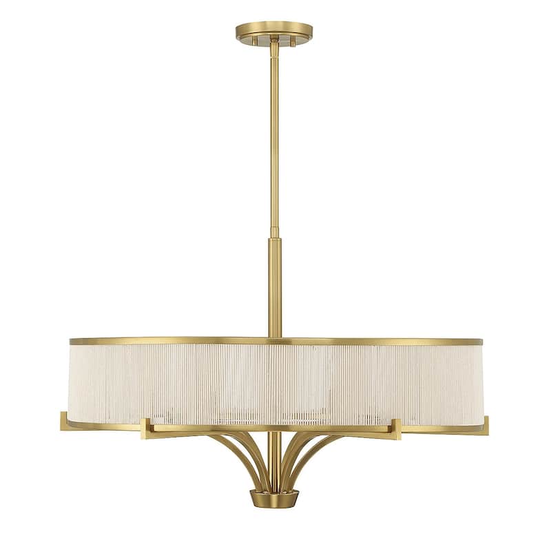 Savoy House 1-7752-6 Wynwood 6 Light 30" Wide Drum Chandelier
