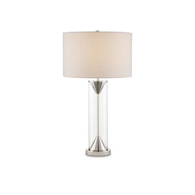 Currey & Company Piers Glass Table Lamp - 28.75"h x 16"dia