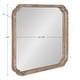 preview thumbnail 40 of 66, Kate and Laurel Marston Square Wood Wall Mirror