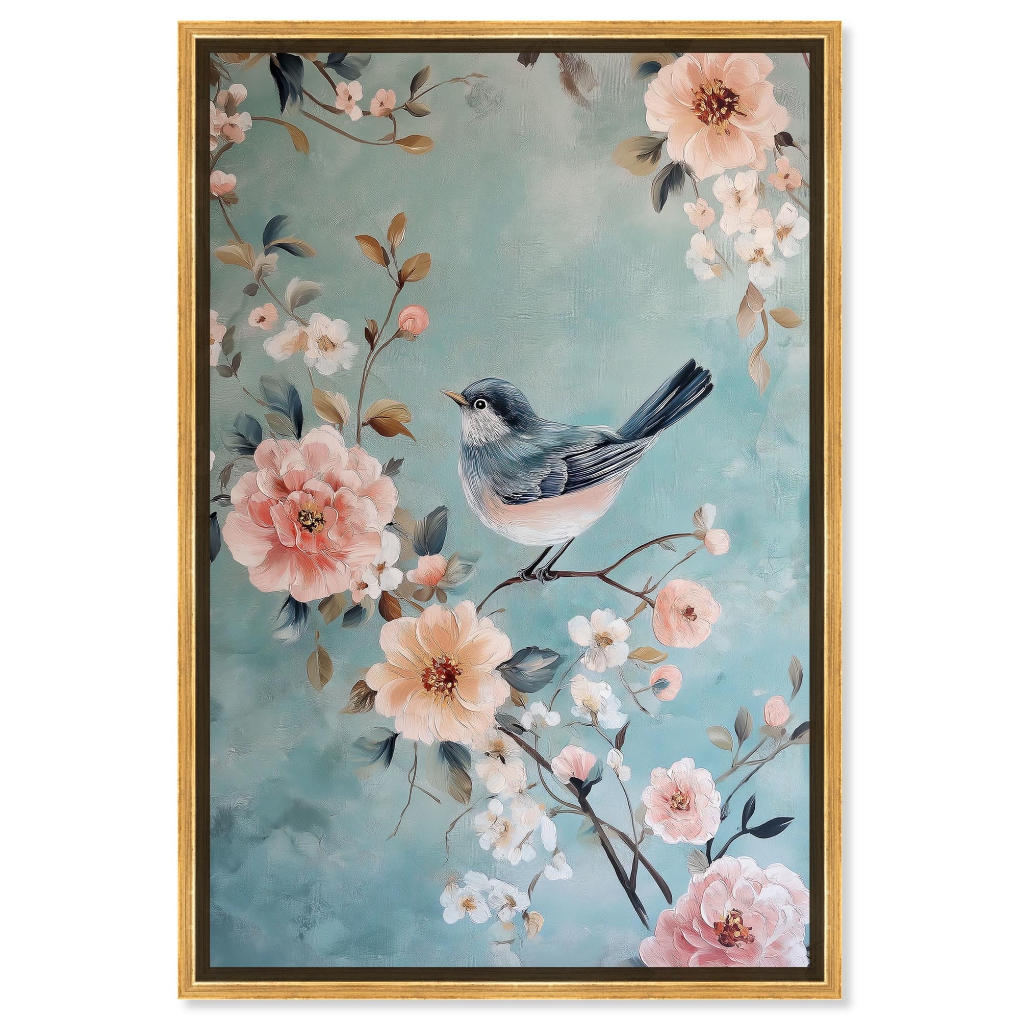 The Bird's Garden Canvas Vintage Animal Art by Art Remedy