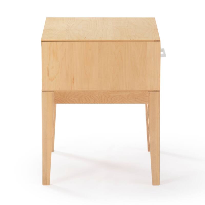 Plank and Beam Duo Nightstand with 1 Drawer