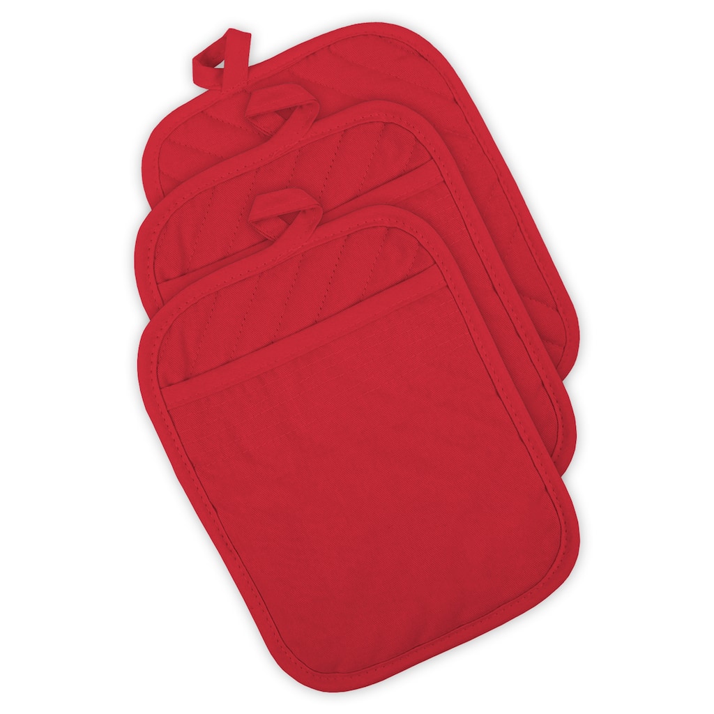 DII Quilted Kitchen Potholder Set (Set of 3)
