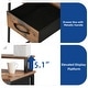 preview thumbnail 18 of 17, Moasis Small Computer Desk with Fabric Drawers and Monitor Stand