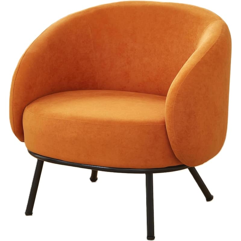 Luxury and Elegance Modern Channel Chair with Velvet Fabric Material Dense Foam and Heavy Webbing