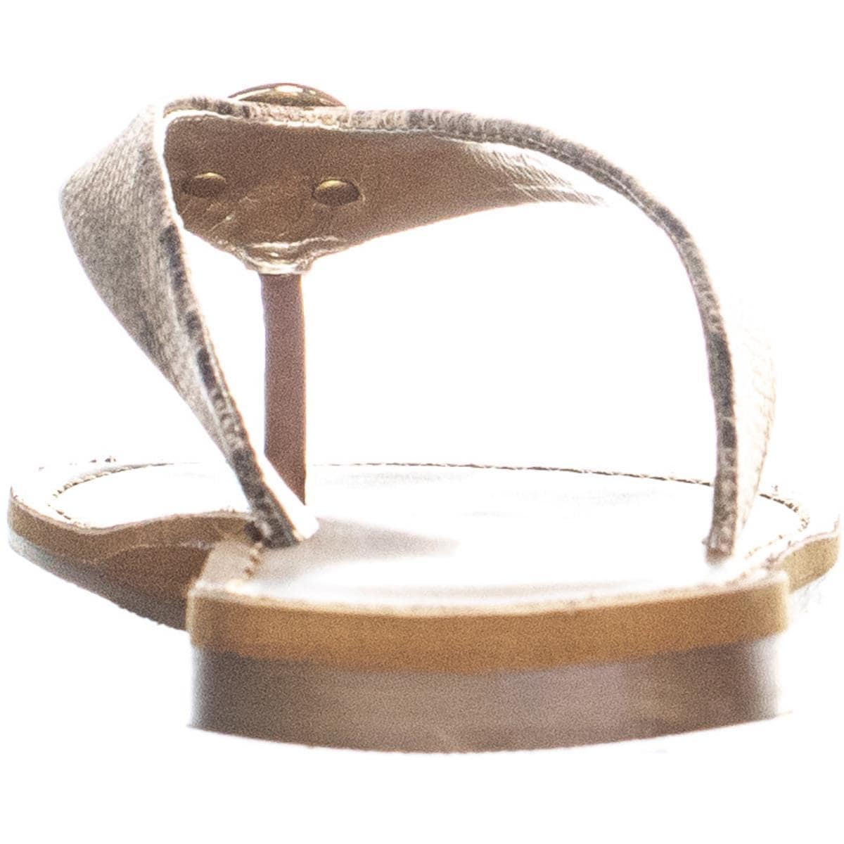 report flip flops gold