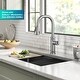 preview thumbnail 115 of 147, Kraus 2-Function 1-Handle 1-Hole Pulldown Sprayer Brass Kitchen Faucet