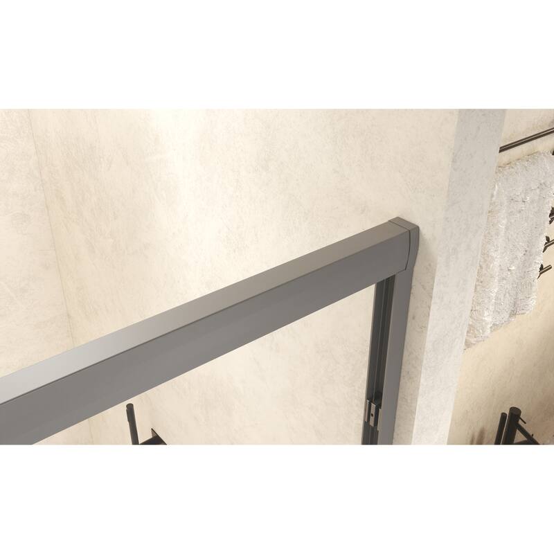 Aluminum Frame Double Sliding Shower Door