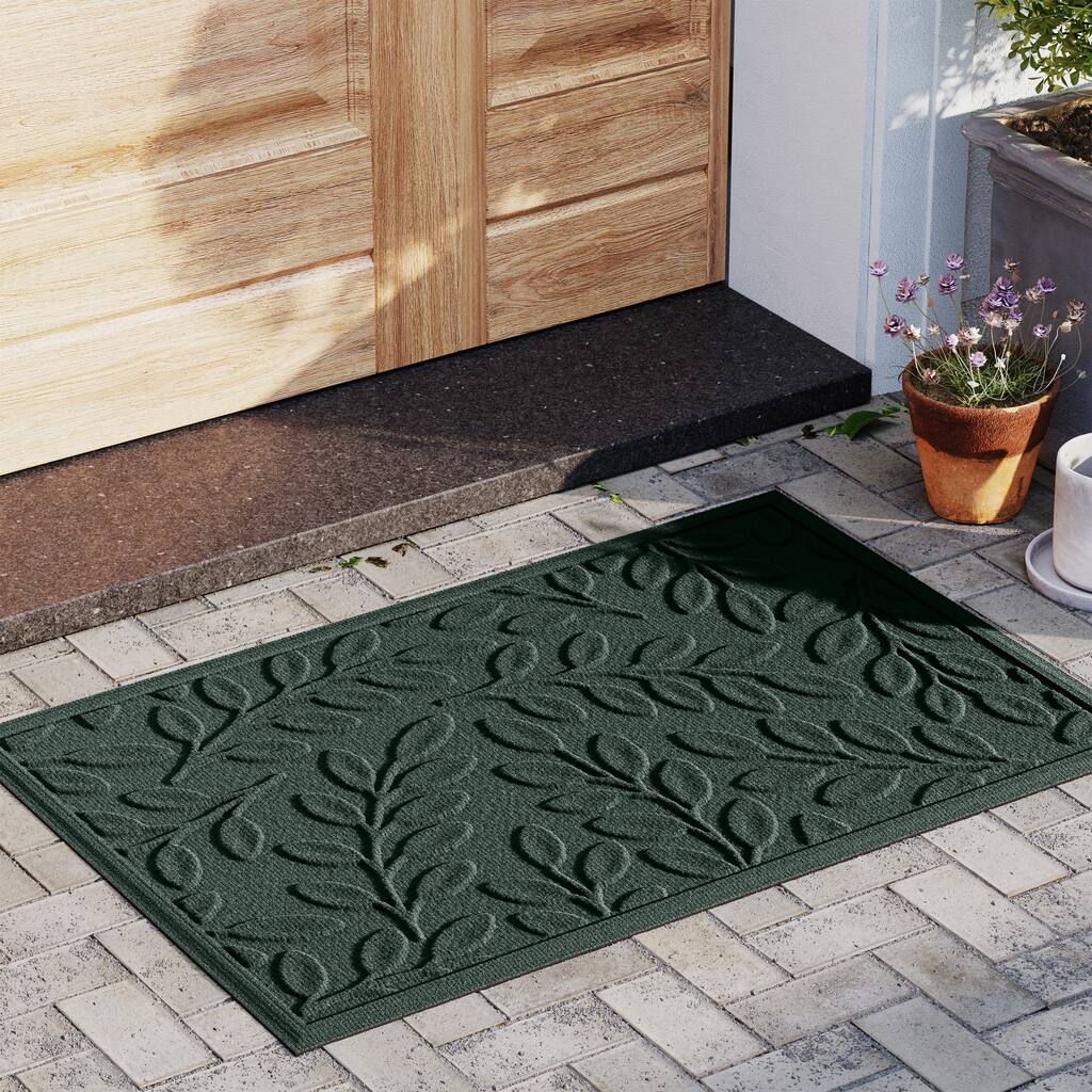WaterHog Brittney Leaf 2'x3' Indoor/Outdoor Door Mat