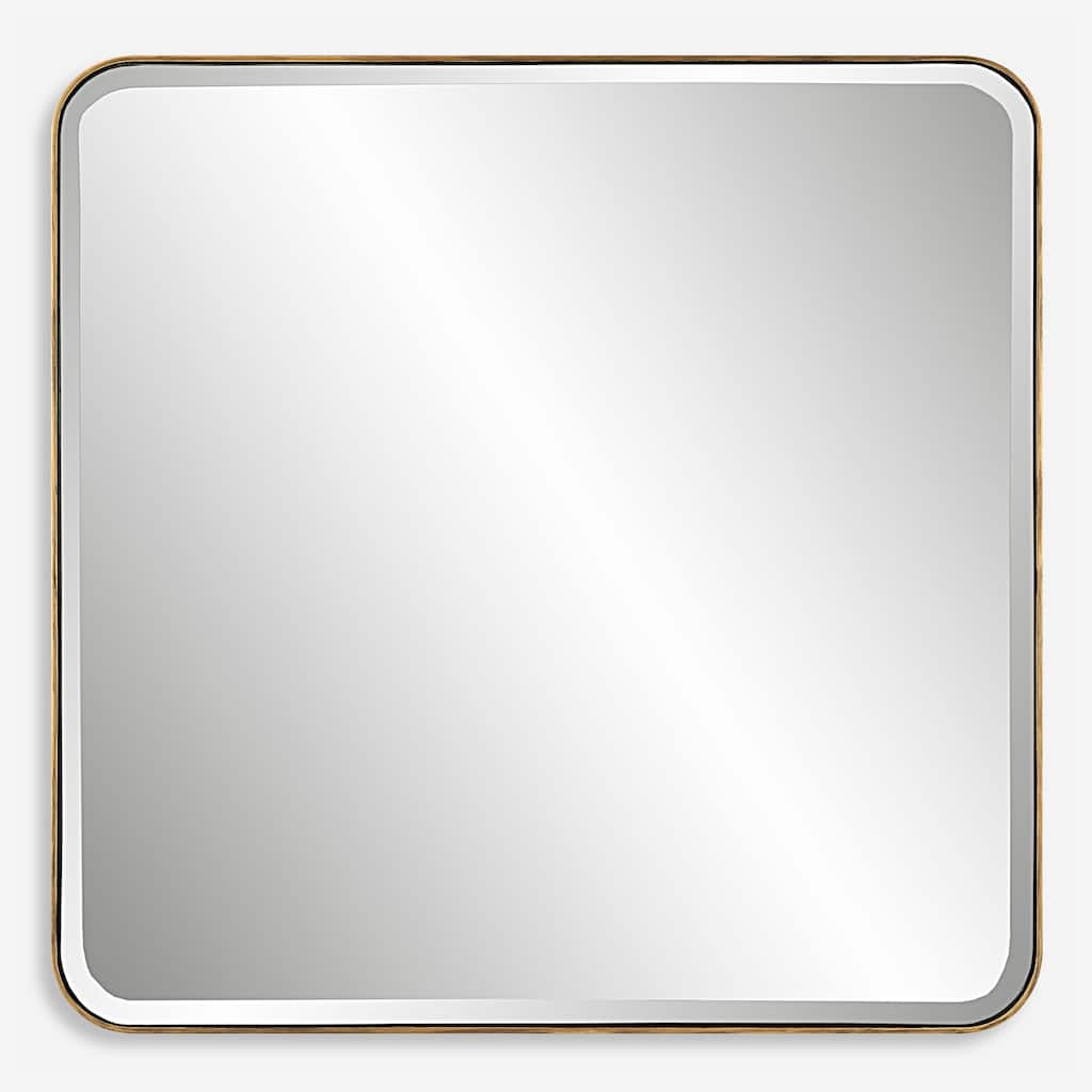 Uttermost Hampshire Square Gold Mirror - 36"W x 36"H x 2.5"D