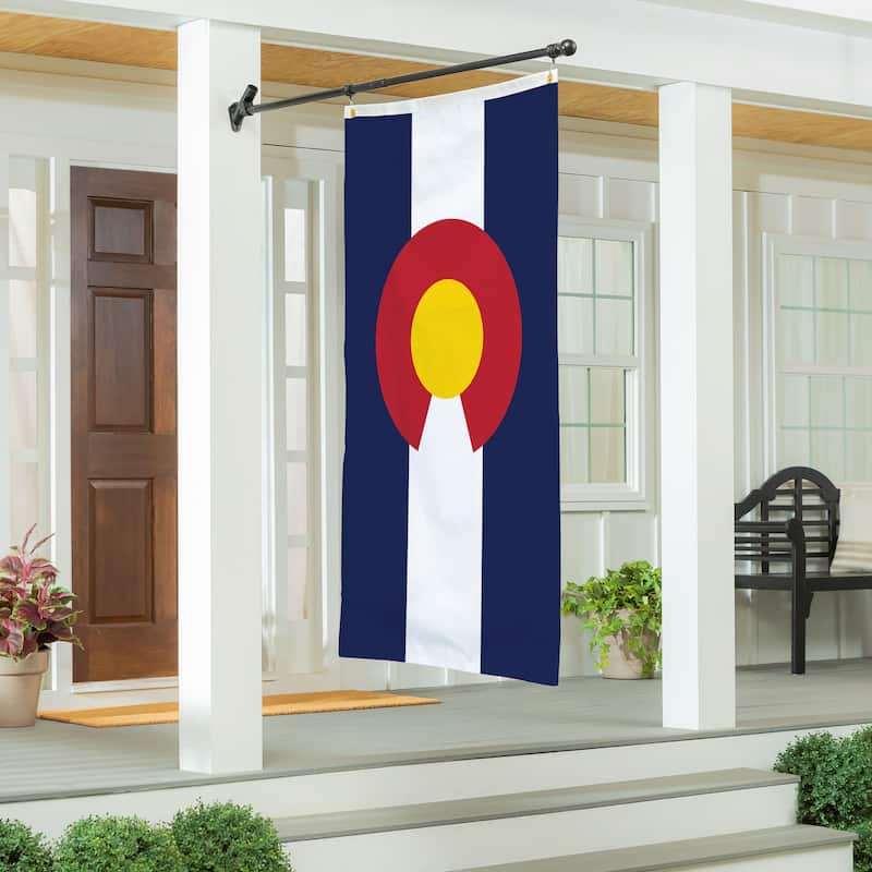 State of Colorado Double Sided Flag w/ 2 Grommets, 3'x5' - Multi
