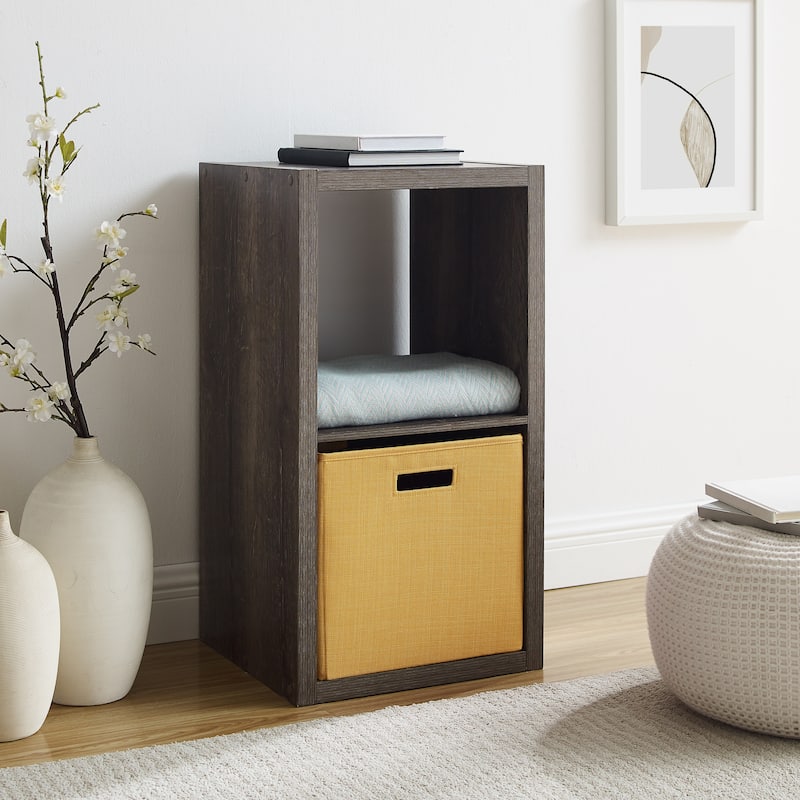 Linon Alaric 2 Cubby Storage Cabinet