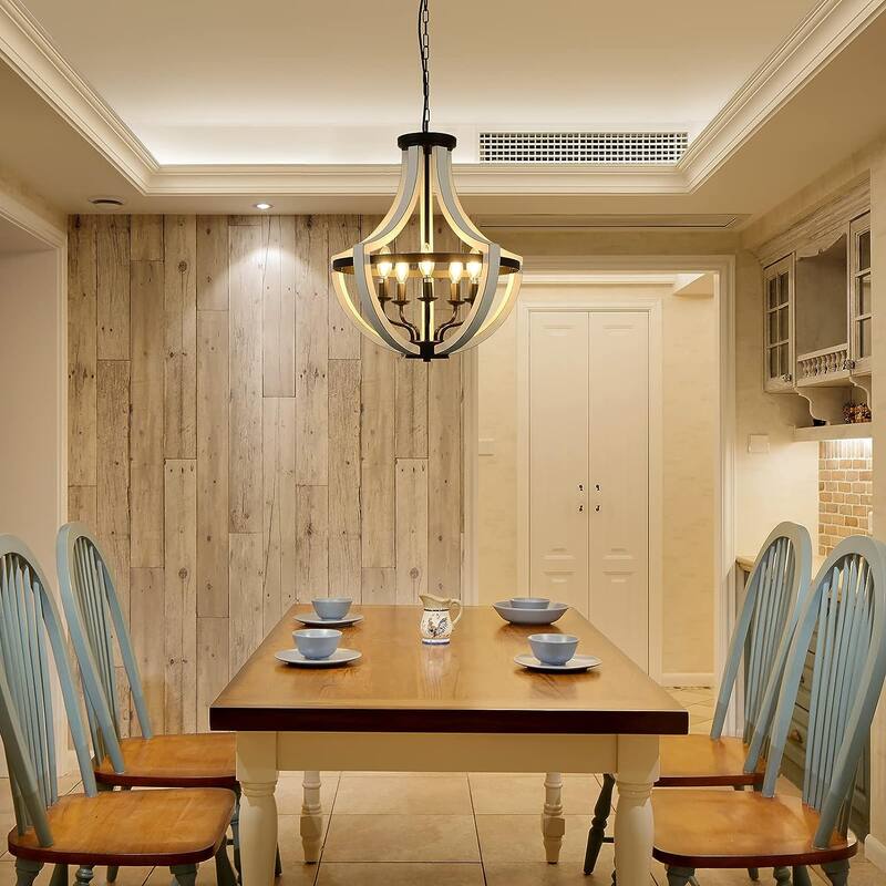 Modern Metal 5-light Candle Chandeliers Light Fixture