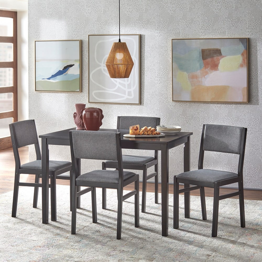 Simple Living Jules 5-piece Solid Wood Dining Set