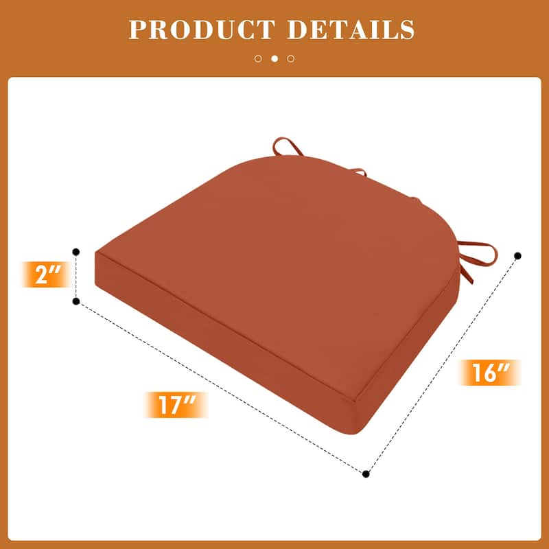 Outdoor Seat Waterproof Chair Cushion for Patio Furniture