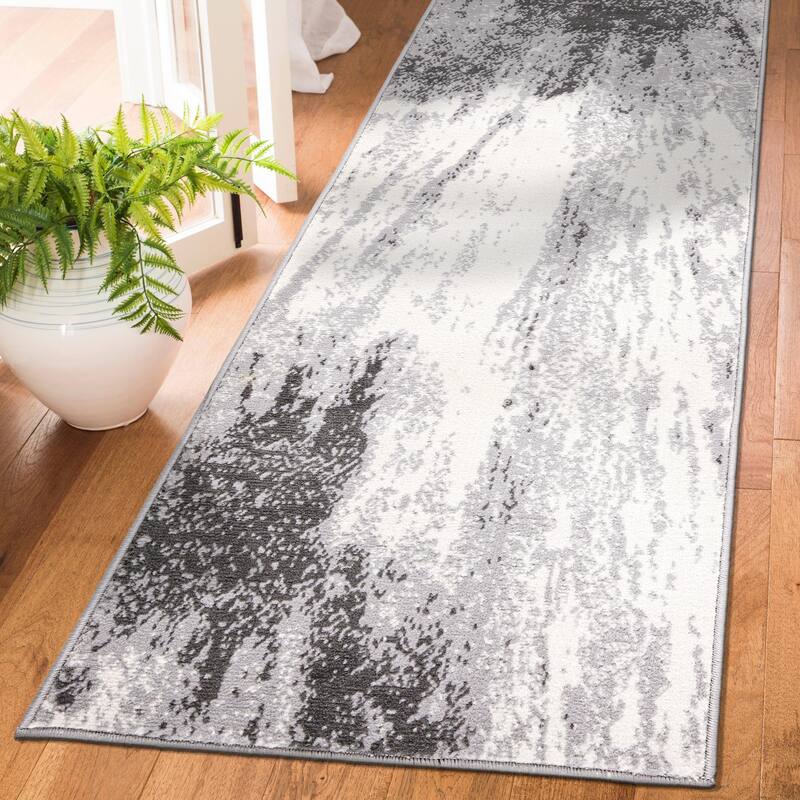 World Rug Gallery Contemporary Modern Abstract Area Rug