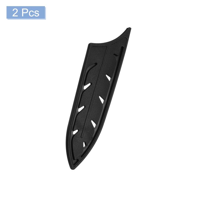 2Pcs Knife Cover Sleeves Knife Edge Guards Blade Protector for 6" Ceramic Knife - Black