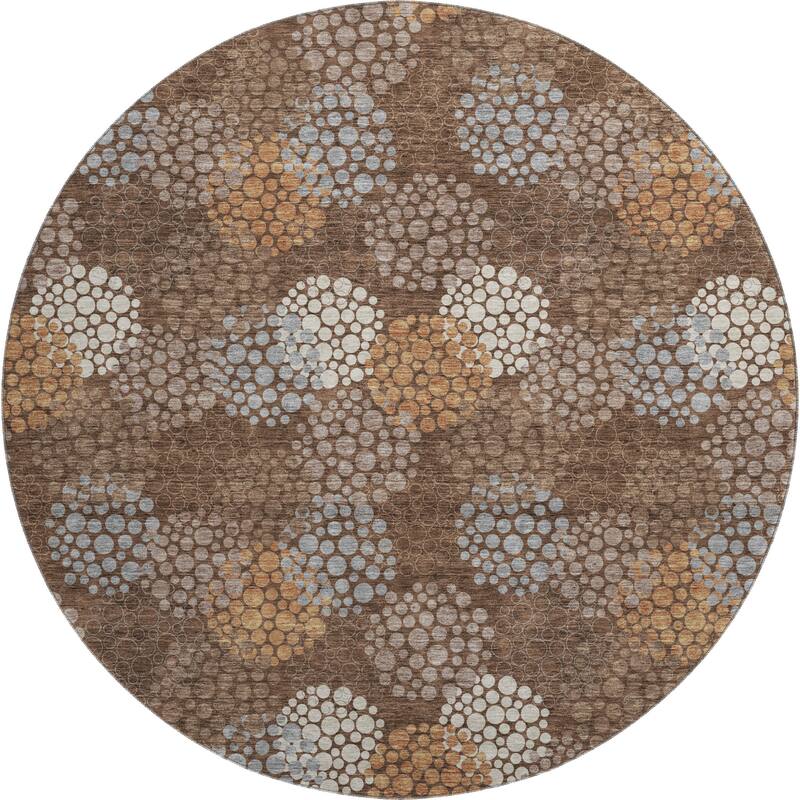 Premium Washable Super Soft Contemporary Clusters Mayfield Rug