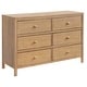 preview thumbnail 1 of 1, Soho Baby Everlee 6 Drawer Dresser Honey Wood Honey Wood