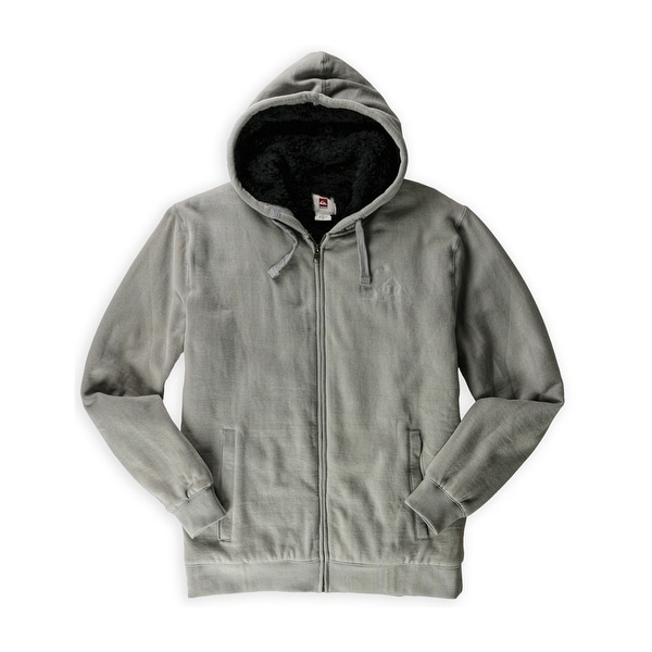 gray sherpa hoodie