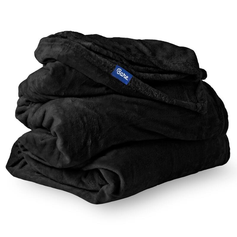 Bare Home Microplush Fleece Blanket - Ultra-Soft - Cozy Fuzzy Warm