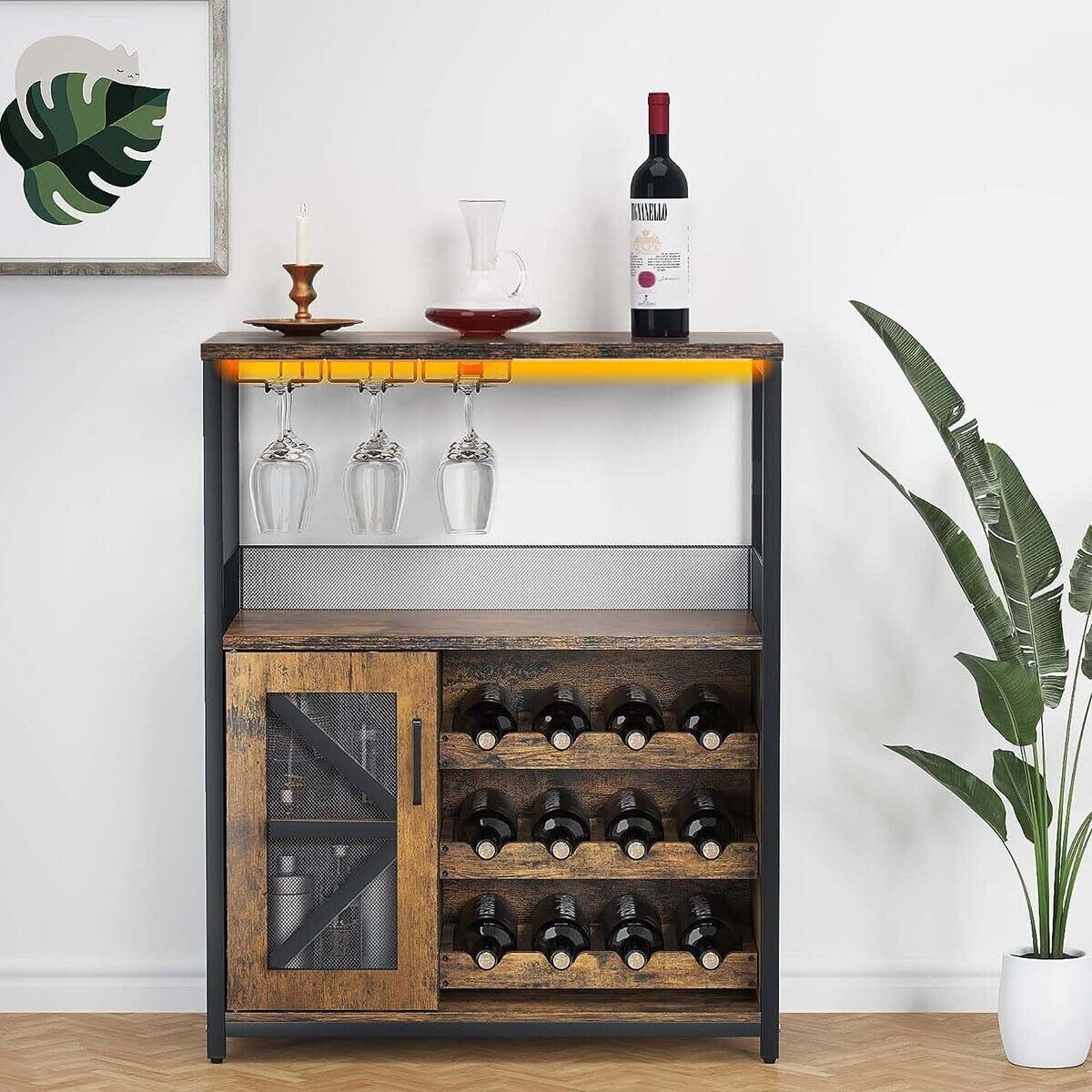Shelf Freestanding Liquor Cabinet for Living Room Bed Bath Beyond 40533794