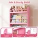 preview thumbnail 10 of 18, Costway Kids Bookshelf, 4-Tier Wall Mounted Book Shelf for Toys,
