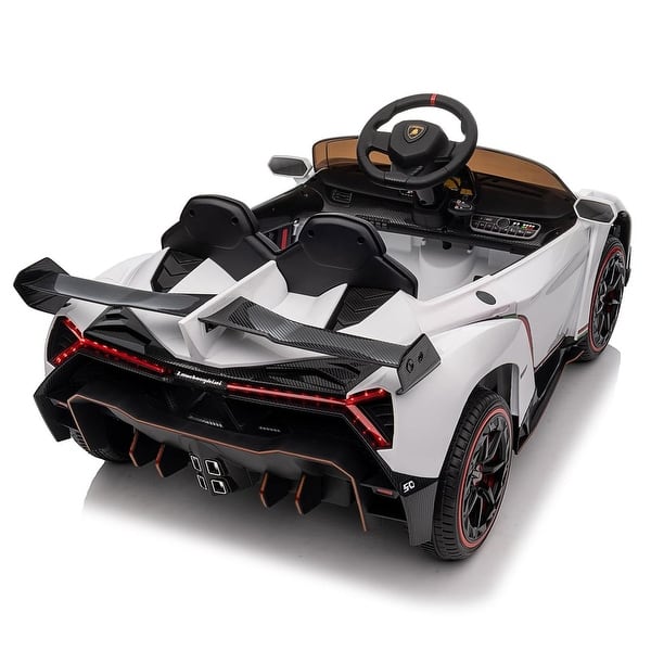 slide 2 of 30, 12V Kids Ride on Car with Remote Control White