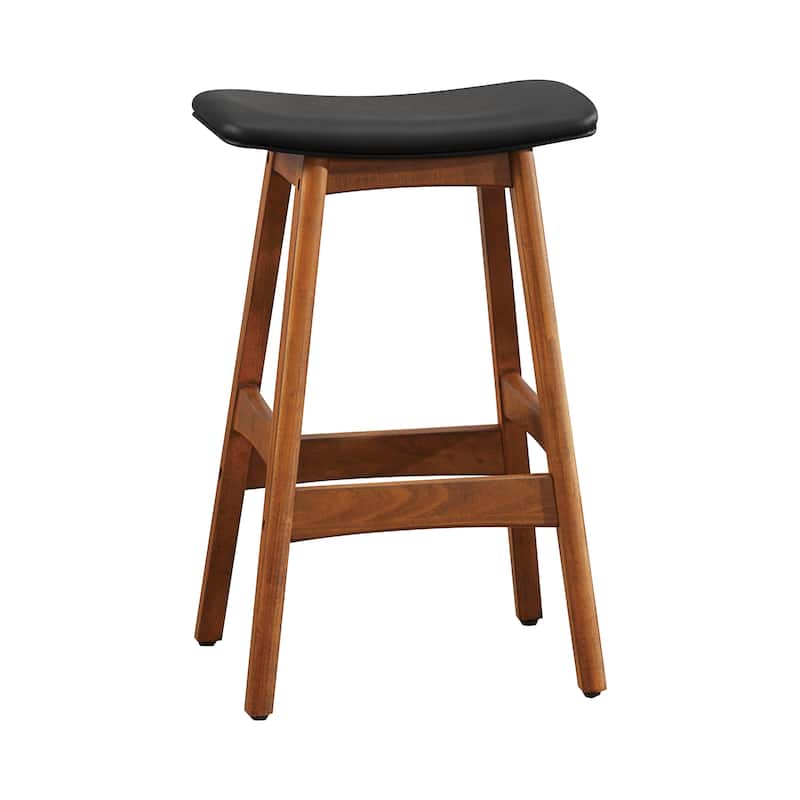 Imani Counter Height Stool (Set of 2) - Matte Black