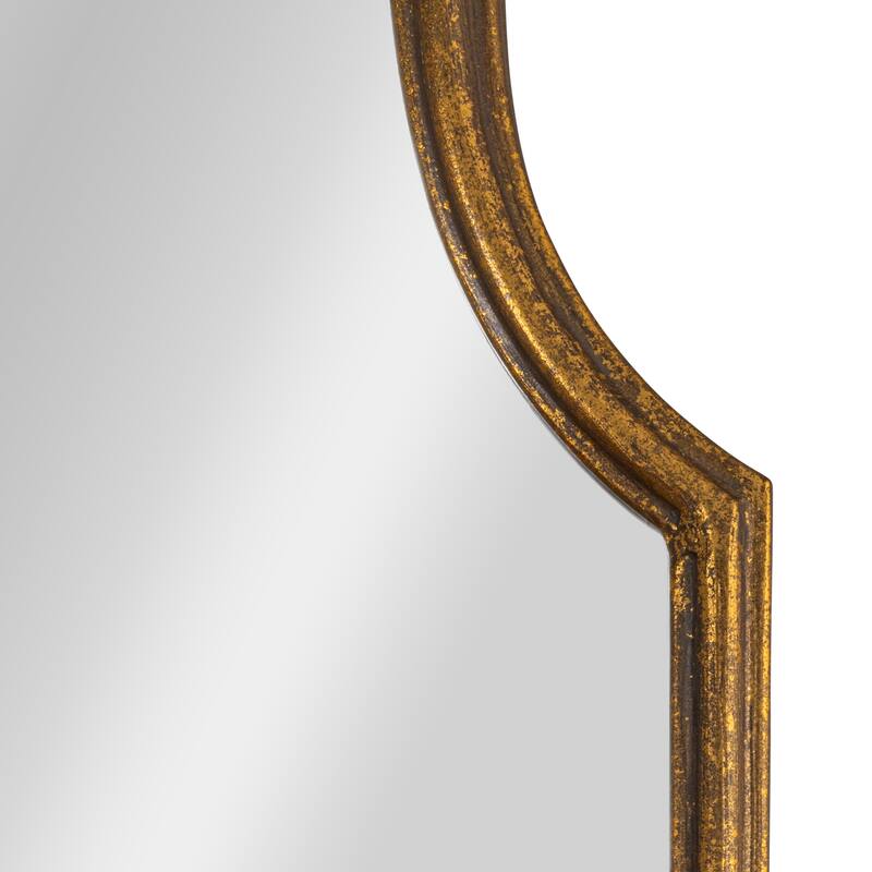 Arched Metal Framed Wall Mirror