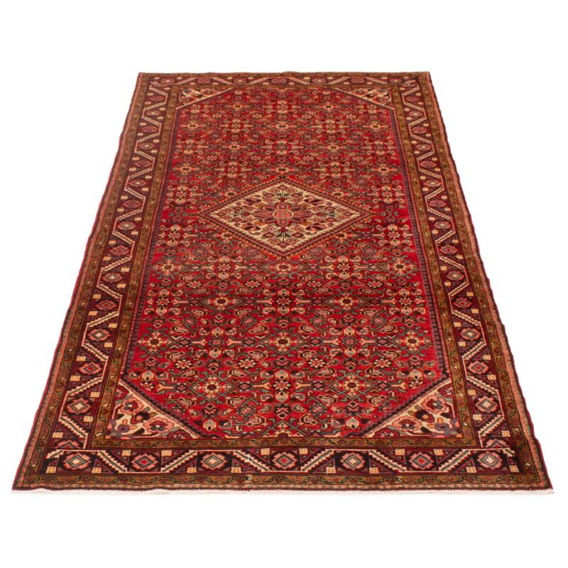 ECARPETGALLERY Hand-knotted Andelz Red Wool Rug - 5'2 x 10'6