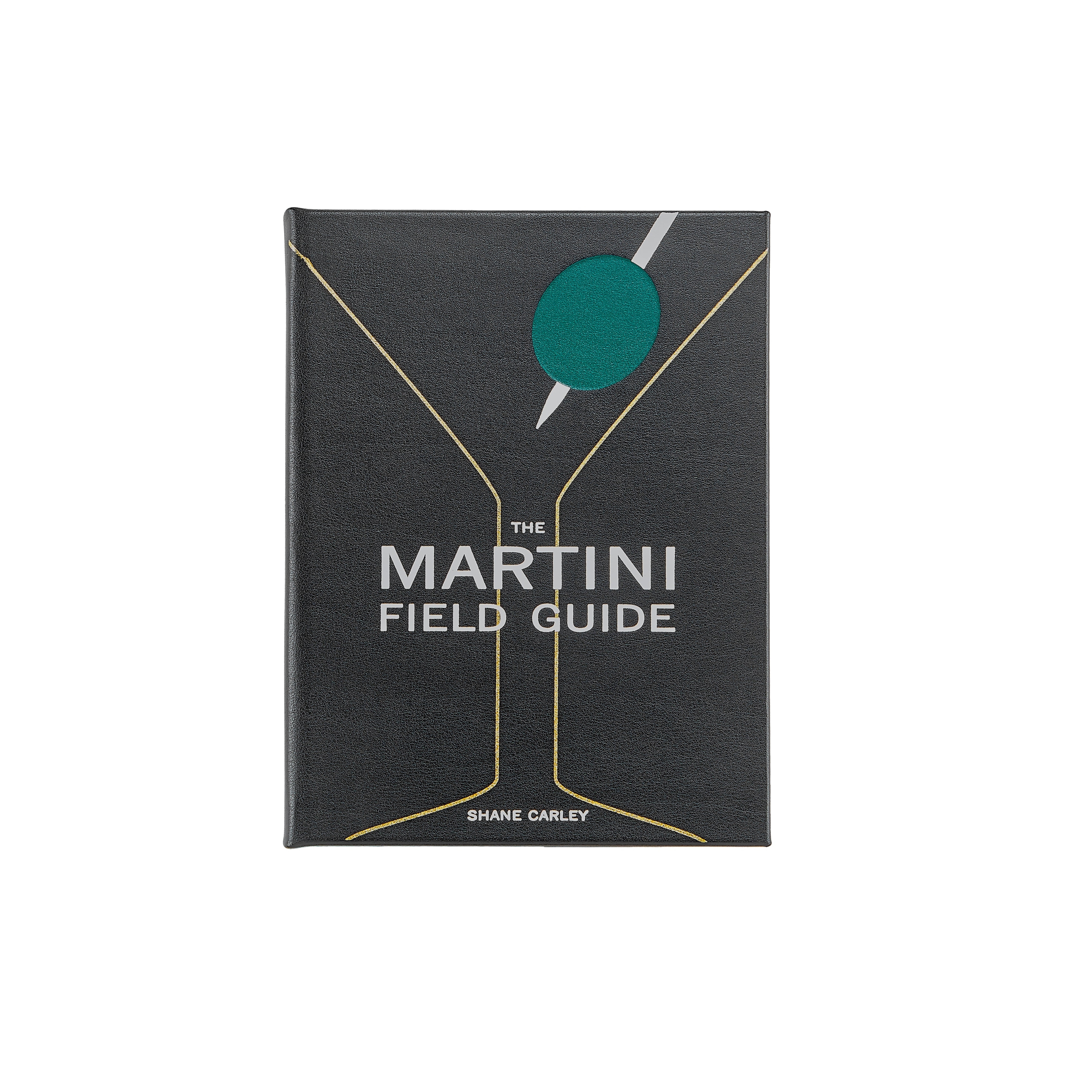Graphic Image The Martini Field Guide Coffee Table Book, Leather, Black