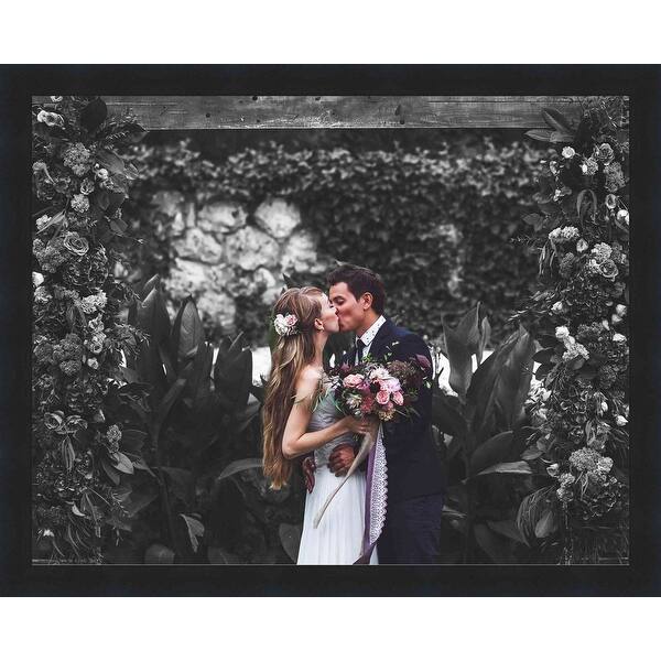 Shop 28x34 Black Wood Picture Frame With Acrylic Front And Foam Board Backing Matte Black Solid Wood On Sale Overstock 27206430