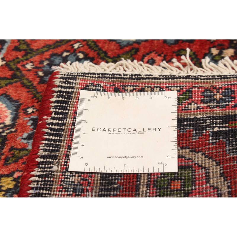 ECARPETGALLERY Hand-knotted Anatolian Vintage Red Wool Rug - 4'5 x 7'7