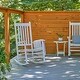 preview thumbnail 40 of 65, Porch & Den Steeplechase Genuine Hardwood Rocking Chair