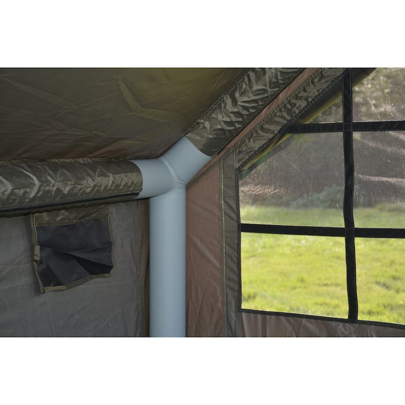 Inflatable Camping Tent Easy Setup 4 Season Glamping Tent with High Performance Inflatable Structure 4-6 Persons Waterproof