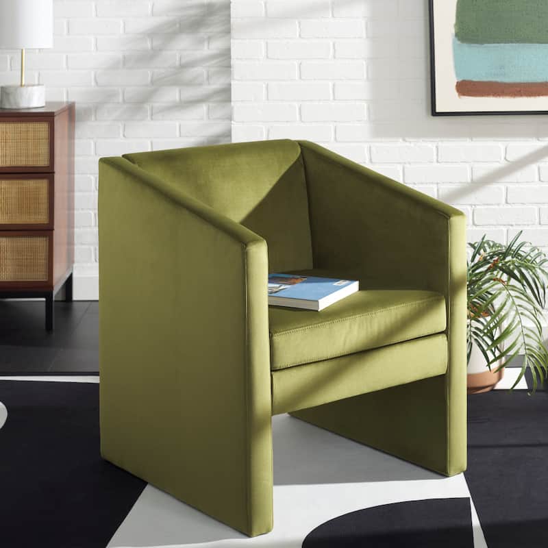 SAFAVIEH Una Accent Chair - W24" x D25" x H30" - 24Wx25Dx30H