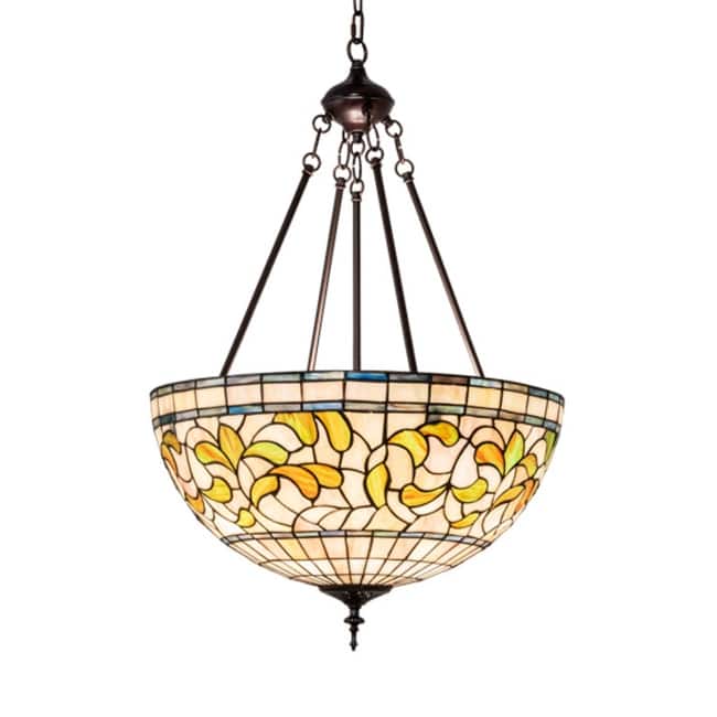 Meyda Tiffany 232184 3 Light 20" Wide Pendant - Mahogany Bronze